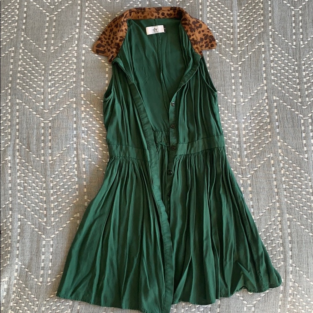 Dolce Vita Green button down dress